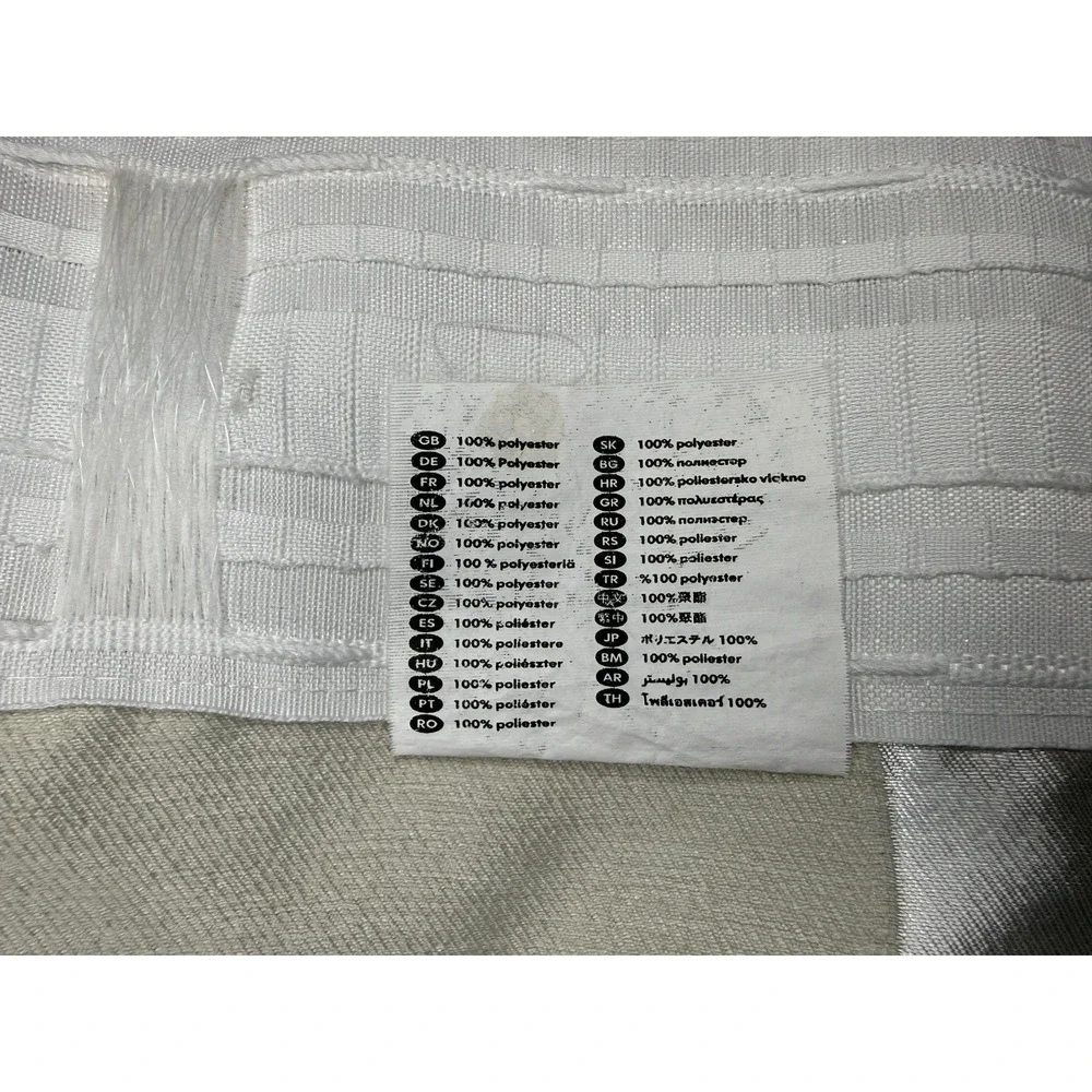 Ikea NINNI RUND‎ Curtains Drapes Panels Large Dots Circles 57 x 96